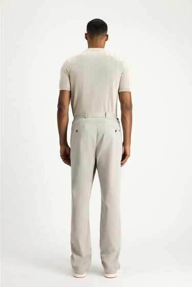 Açık Vizon 4 Drop Relaxed Fit Rahat Kesim Beli Lastikli Likralı Pantolon