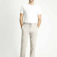 Taş Slim Fit Dar Kesim Beli Lastikli İpli Likralı Pantolon