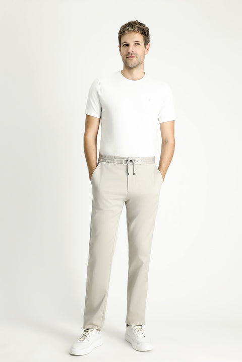 Taş 7 Drop Slim Fit Dar Kesim Beli Lastikli İpli Likralı Jogger Pantolon