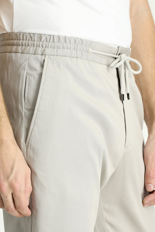  Ta? 7 Drop Slim Fit Dar Kesim Beli Lastikli ?pli Likral? Jogger Pantolon-Ki??l?