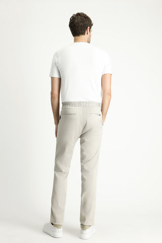  Ta? 7 Drop Slim Fit Dar Kesim Beli Lastikli ?pli Likral? Jogger Pantolon-Ki??l?
