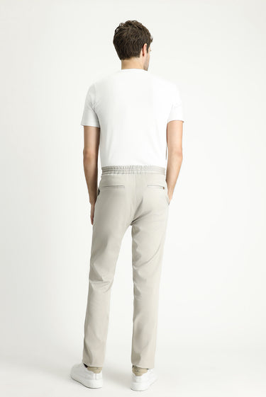  Taş Slim Fit Dar Kesim Beli Lastikli İpli Likralı Pantolon
