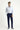 Açık Lacivert Relaxed Fit Rahat Kesim Desenli Likralı Kanvas / Chino Pantolon