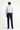 Açık Lacivert Slim Fit Dar Kesim Desenli Likralı Kanvas / Chino Pantolon