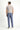 Koyu Havacı Slim Fit Dar Kesim Beli Lastikli İpli Desenli Likralı Pantolon