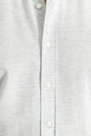 Açık Lacivert Uzun Kol Regular Fit Desenli Spor Pamuklu Düğmeli Yaka Gömlek