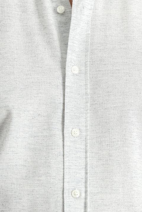 Açık Lacivert Uzun Kol Regular Fit Desenli Spor Pamuklu Düğmeli Yaka Gömlek