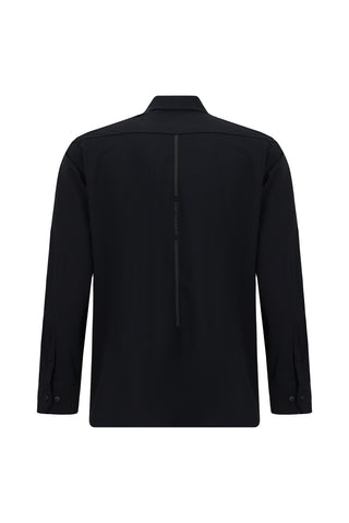  Koyu Lacivert Techno-Line Uzun Kol Regular Fit Likralı Düğmeli Yaka Gömlek