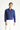 Açık Lacivert Uzun Kol Slim Fit Dar Kesim Desenli Spor Pamuk Gömlek