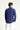 Açık Lacivert Uzun Kol Slim Fit Dar Kesim Desenli Spor Pamuk Gömlek