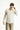 Koyu Bej Uzun Kol Slim Fit Dar Kesim Desenli Spor Pamuk Gömlek