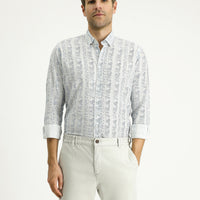 Mavi Uzun Kol Slim Fit Dar Kesim Gömlek