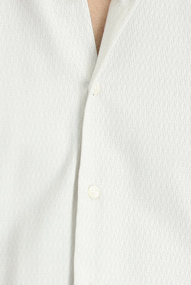 Açık Vizon Uzun Kol Slim Fit Dar Kesim Desenli Pamuklu Kolay Ütülenebilir Düğmeli Yaka Gömlek