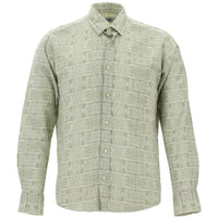 Açık Haki Uzun Kol Slim Fit Dar Kesim Gömlek