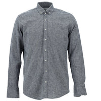 Dark Navy Long Sleeve Slim Fit Shirt