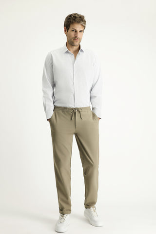  Koyu Lacivert Uzun Kol Regular Fit Desenli Pamuklu Kolay Ütülenebilir Gömlek