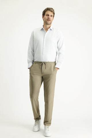  Mavi Uzun Kol Regular Fit Desenli Pamuklu Kolay Ütülenebilir Gömlek