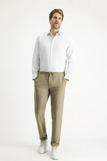 Mavi Uzun Kol Regular Fit Desenli Pamuklu Kolay Ütülenebilir Gömlek