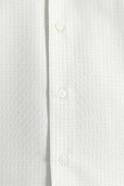 Açık Vizon Uzun Kol Regular Fit Desenli Pamuklu Kolay Ütülenebilir Gömlek