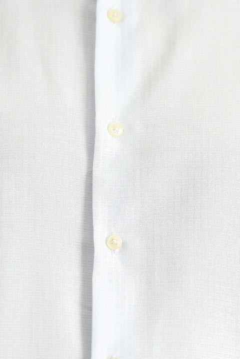 Uçuk Mavi Kısa Kol Regular Fit Çizgili Pamuklu Kolay Ütülenebilir Düğmeli Yaka Gömlek