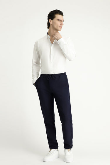  Beyaz Uzun Kol Slim Fit Dar Kesim Klasik Pamuklu Gömlek