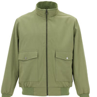 Medium Khaki Seasonal Stand-Up Collar Jacket