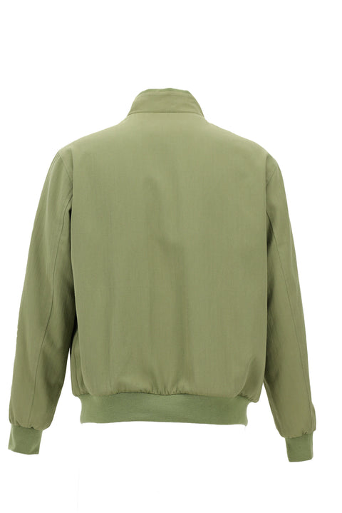 Medium Khaki Seasonal Stand-Up Collar Jacket