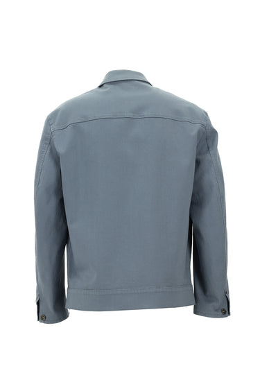 Mavi Oversize Mevsimlik Spor Pamuklu Ceket Mont