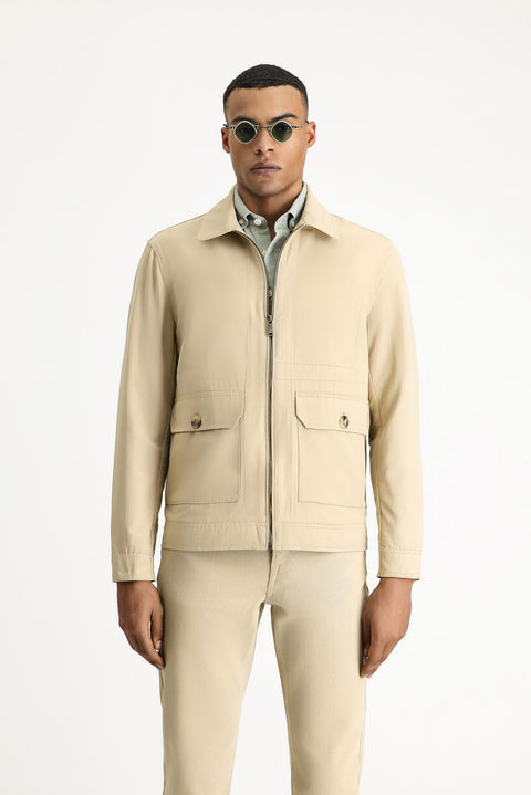 Taş Mevsimlik Spor Pamuklu Ceket Mont