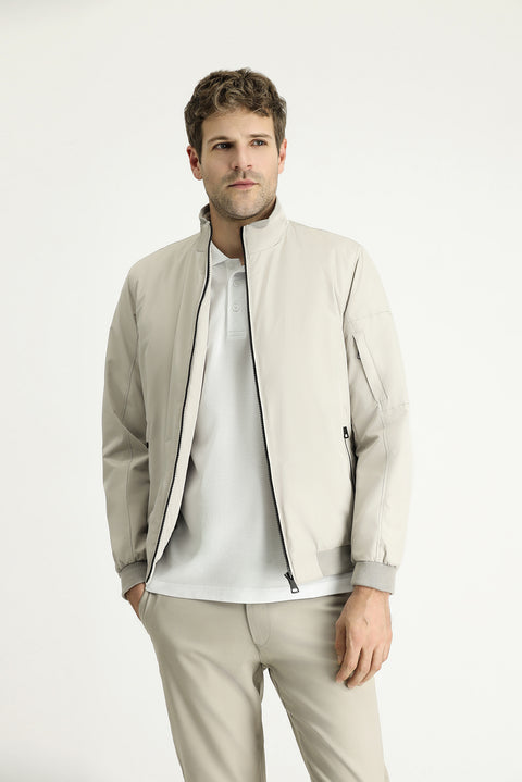 Taş Ribanalı Mevsimlik Spor Bomber Ceket Mont