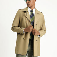 Medium Beige Overcoat & Trench Coat