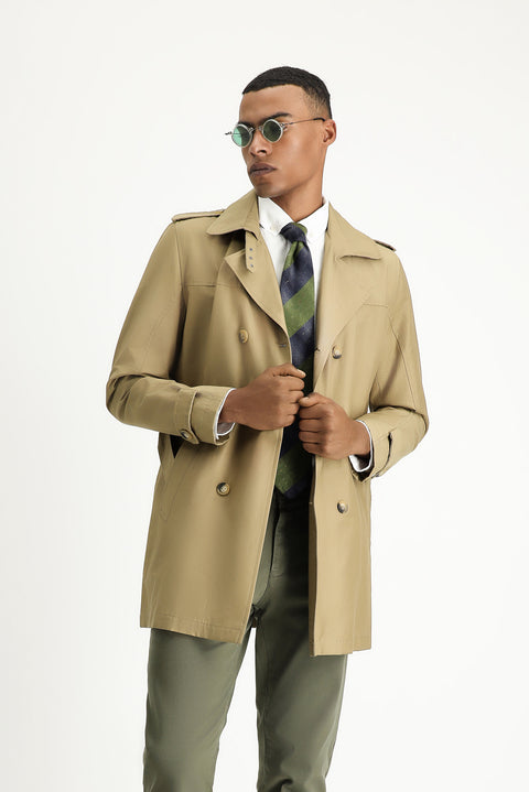 Medium Beige Overcoat & Trench Coat