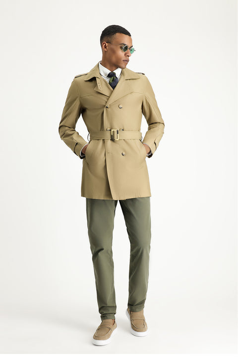 Medium Beige Overcoat & Trench Coat