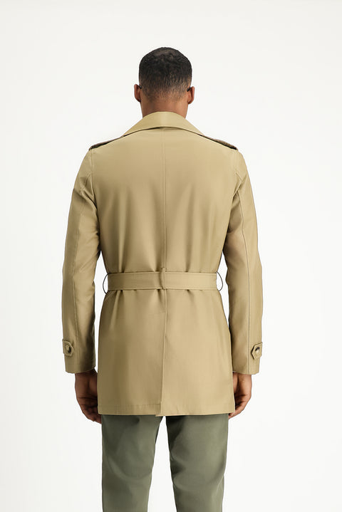 Medium Beige Overcoat & Trench Coat