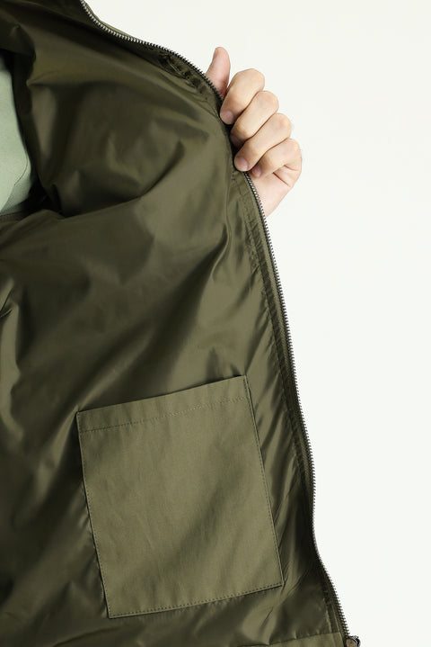 Orta Haki Pamuklu Utility/Safari Cepli Yelek