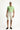  Orta Bej Relaxed Fit Rahat Kesim Keten Bermuda Şort