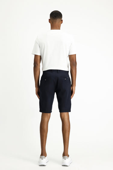 Koyu Lacivert Regular Fit Pamuklu Bermuda Şort