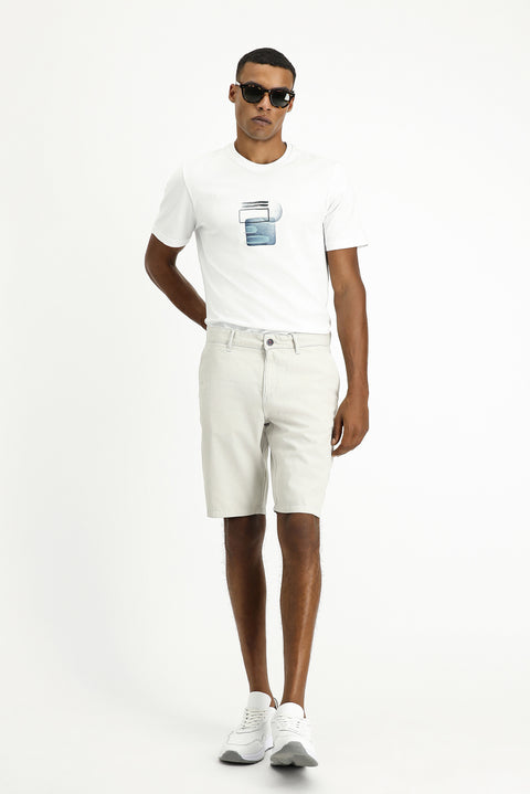 Taş 6 Drop Regular Fit Standart Kesim Pamuklu Bermuda Şort