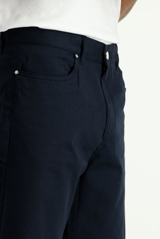  Koyu Lacivert 4 Drop Relaxed Fit Rahat Kesim Bermuda Şort