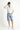  Havacı Mavi Relaxed Fit Rahat Kesim Bermuda Şort