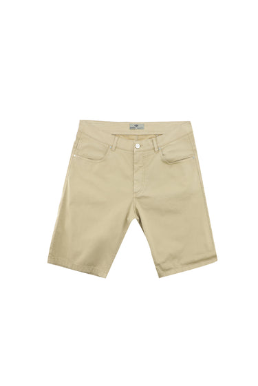 Orta Bej 4 Drop Relaxed Fit Rahat Kesim Bermuda Şort