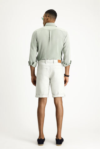  Taş 4 Drop Relaxed Fit Rahat Kesim Pamuklu Bermuda Şort