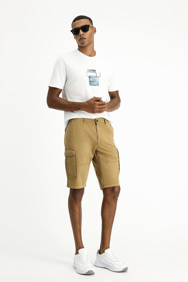Taba Regular Fit Pamuklu Bermuda Kargo Şort