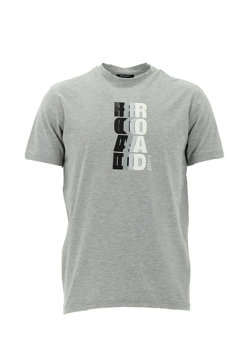 Medium Grey Crew Neck Slim Fit T-Shirt