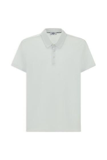 Beyaz Regular Fit Pamuk Polo Yaka Tişört