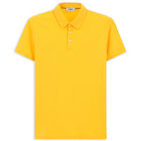 Koyu Sarı Regular Fit Pamuk Polo Yaka Tişört