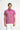 Pembe Regular Fit Pamuk Polo Yaka Tişört