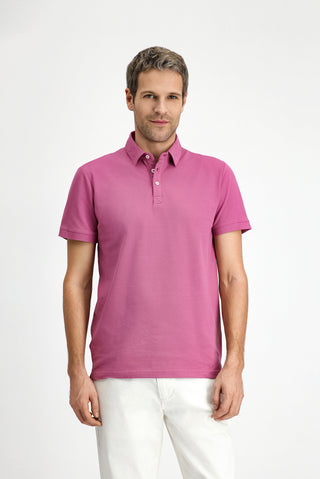  Pembe Regular Fit Pamuk Polo Yaka Tişört