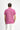 Pembe Regular Fit Pamuk Polo Yaka Tişört