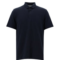 Koyu Lacivert Polo Yaka Regular Fit Pamuk Düz Tişört